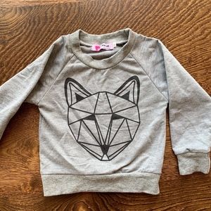 Toddler Modern Fox Sweatshirt (2-3T)